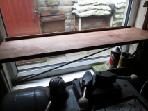 New shelf in shed