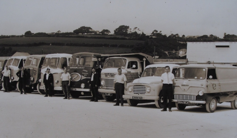 Lorries and drivers, St Austell