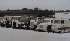 Lorries and drivers, St Austell