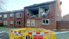 Flats hit by gas explosion in Taunton