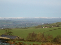 Snow on the Bowland Fells