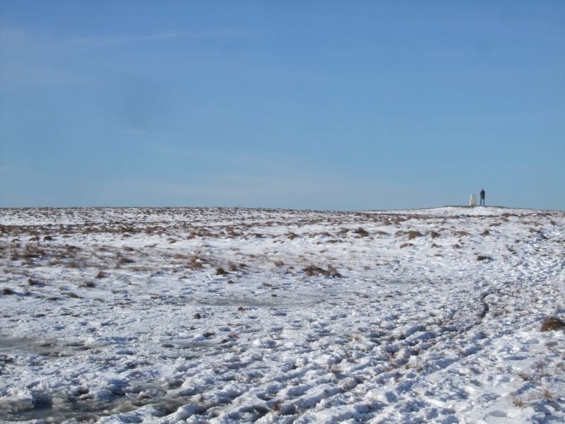 Trig point ahead