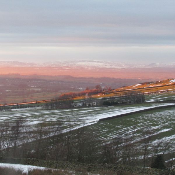 snowy sunset 2
