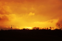 Winter sunset