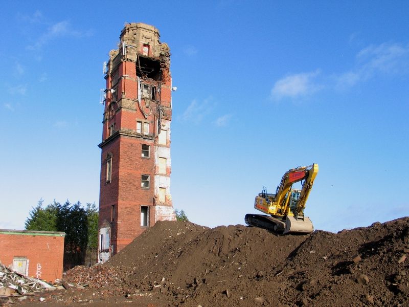 Bamber Bridge Mill tower Jan 2015 Burlison