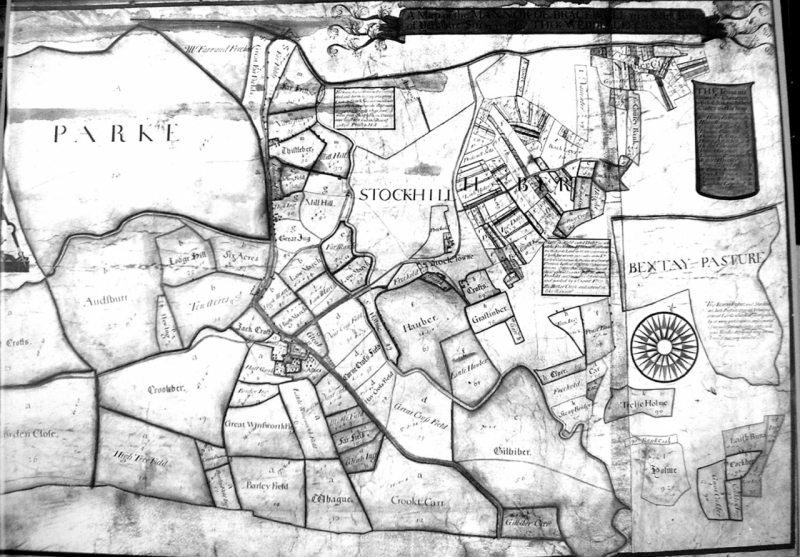 Estate Map of Bracewell 1717