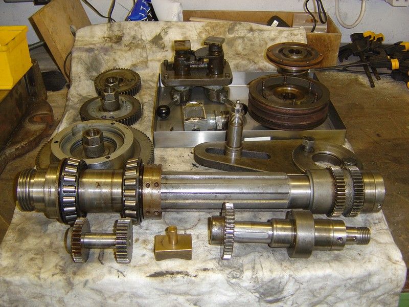 Lathe stripped parts