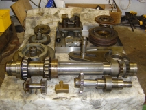 Lathe stripped parts