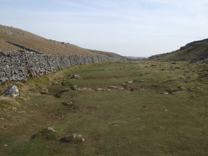 Approaching the top of Malham Cove