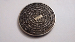 Geocache Coin Reverse