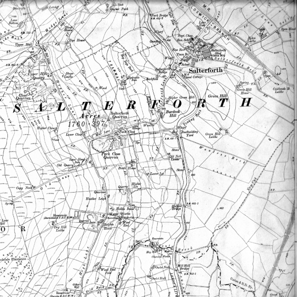 Salterforth map 1914