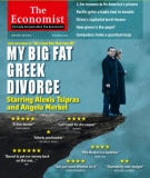 Greece - Economist front page