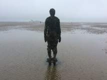 Gormley man Crosby Beach