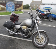 MotoGuzzi and BMW bikes