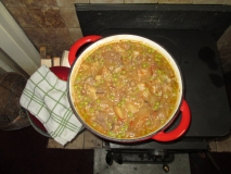 Blade of mutton stew