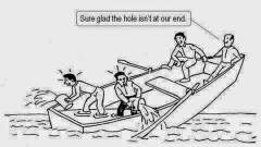 sinking ship cartoon